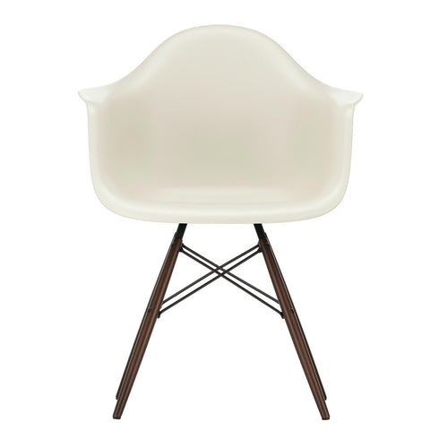 Cadeira de Braços em Plástico Eames DAW / Base Ácer Escuro